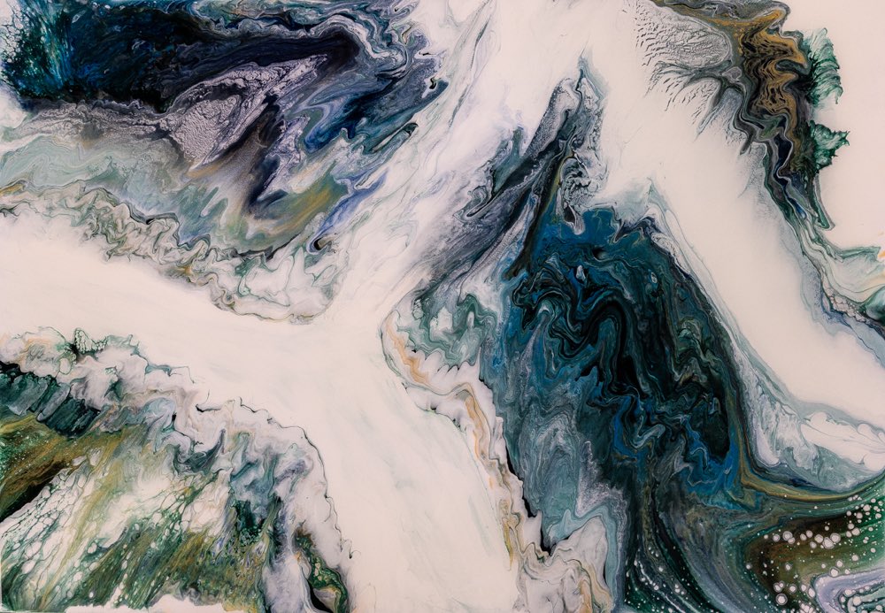 Glacier is Artwork by Sheila Jackson